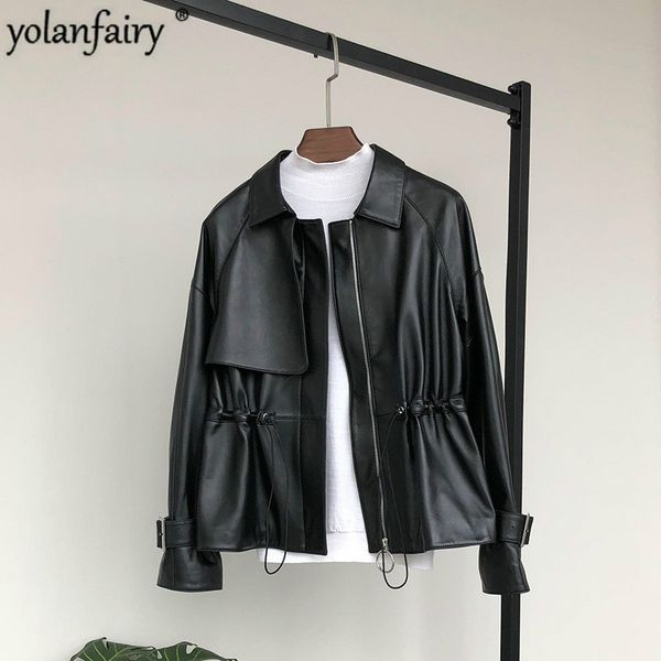 2020 genuine leather jacket women 100% sheepskin coat red spring autumn motorcycle women's leather jackets veste femme 901 kj, Black
2020 genuine leather jacket women 100% sheepskin coat red spring autumn motorcycle women's leather jackets veste femme 901 kj, Black