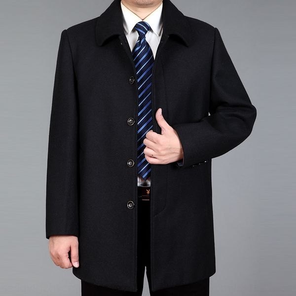 new over winter middle aged en coat length coat middle-aged men's en jacket jacket wool wool men's, Black
new over winter middle aged en coat length coat middle-aged men's en jacket jacket wool wool men's, Black