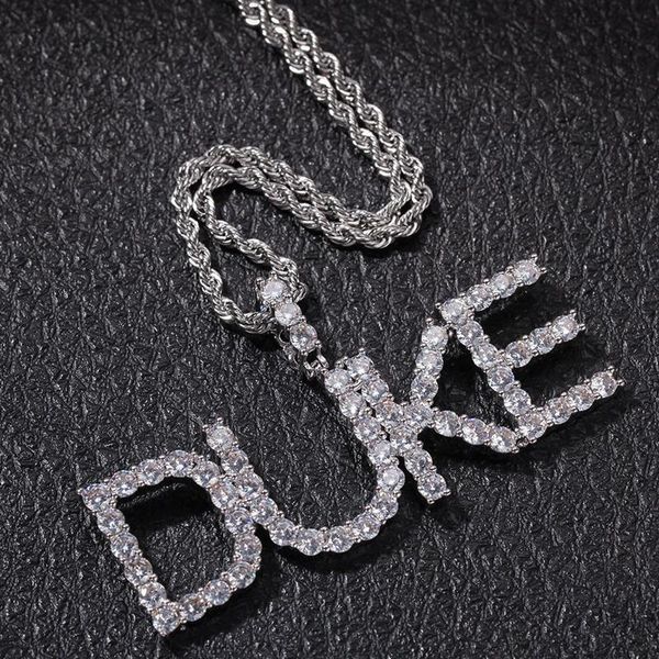 custom name iced out letter necklace mens hip hop gold silver necklaces womens letter pendant necklace jewerly
custom name iced out letter necklace mens hip hop gold silver necklaces womens letter pendant necklace jewerly