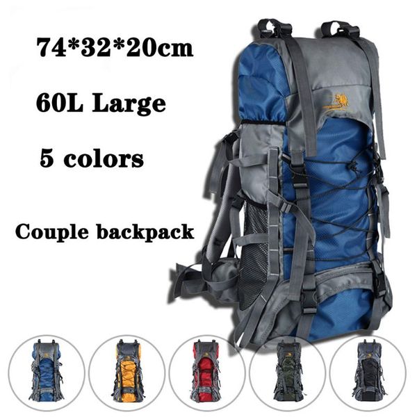 new large 60l outdoor backpack waterproof bag sport bag travel climbing mountaineering camping hiking backpacks molle rucksack
new large 60l outdoor backpack waterproof bag sport bag travel climbing mountaineering camping hiking backpacks molle rucksack