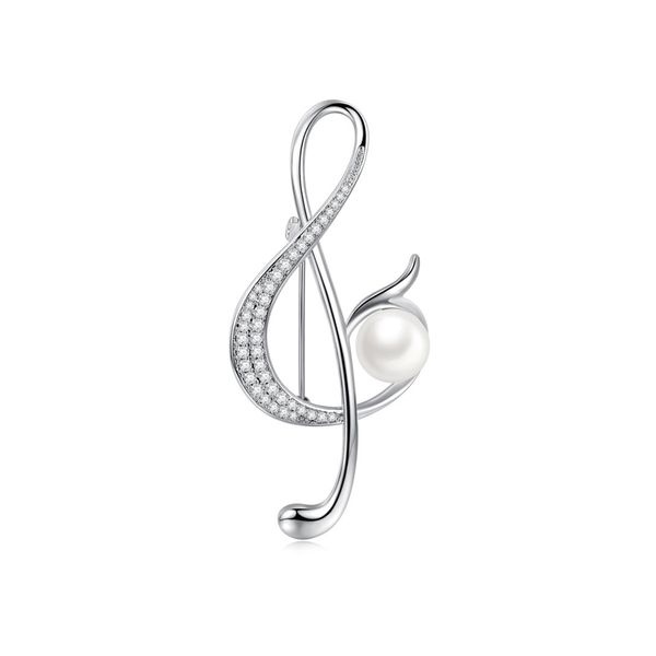 new luxury brooches for women music note gold silver color pins musical cubic zirconia pearl brooch fashion jewelry accessories, Gray
new luxury brooches for women music note gold silver color pins musical cubic zirconia pearl brooch fashion jewelry accessories, Gray