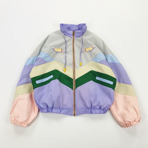 vvlcs style color matching neckline embroidered english letters nv wai tao nv wai tao women's coat cartoon villain embroidered coat for, Black;brown
vvlcs style color matching neckline embroidered english letters nv wai tao nv wai tao women's coat cartoon villain embroidered coat for, Black;brown