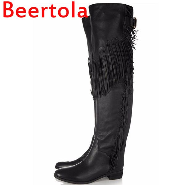 women's fringe boots over-knee flats heels side zip long boots women two styles high female autumn botas black shoes
women's fringe boots over-knee flats heels side zip long boots women two styles high female autumn botas black shoes