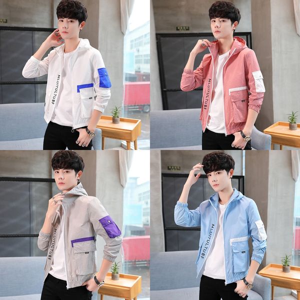 men's 2020 summer new jacket coat ultra thin breathable sunscreen korean style trendy jacket handsome sunscreen coat, Black;brown
men's 2020 summer new jacket coat ultra thin breathable sunscreen korean style trendy jacket handsome sunscreen coat, Black;brown