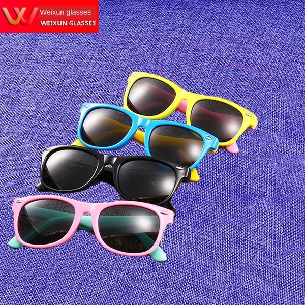 new children's sun 802 classic silicone fashion anti-radiation sun silicone sun polarized sunglasses baby p glasses, Blue
new children's sun 802 classic silicone fashion anti-radiation sun silicone sun polarized sunglasses baby p glasses, Blue