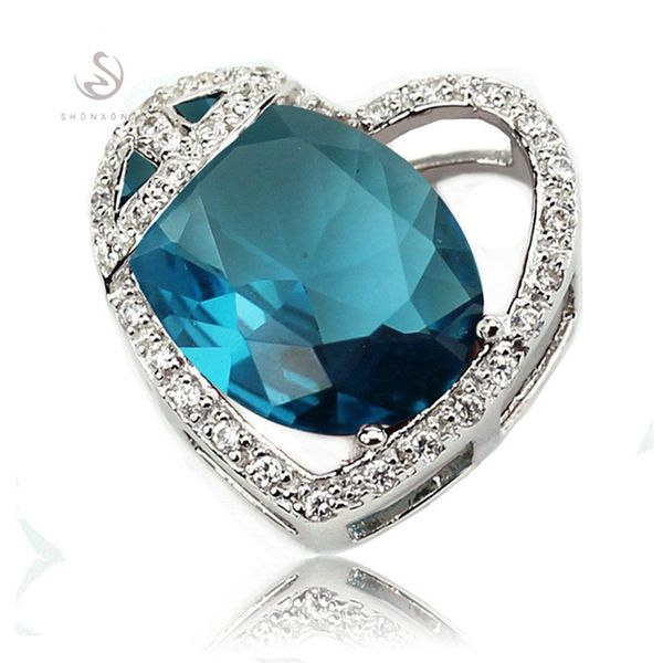 shunxunze dropshipping promotion wedding pendants women jewelry & accessories charms christmas gifts blue cubic zirconia rhodium plated r855, Silver
shunxunze dropshipping promotion wedding pendants women jewelry & accessories charms christmas gifts blue cubic zirconia rhodium plated r855, Silver