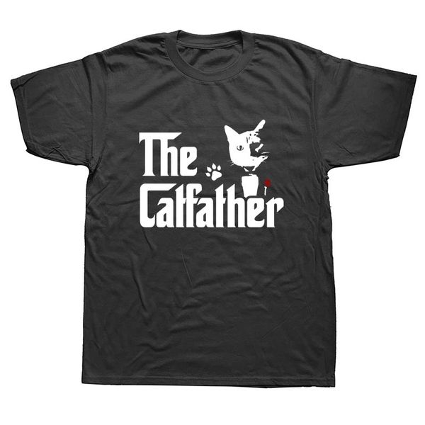 the catfather father of cats dad funny t shirts men summer cotton harajuku short sleeve o neck streetwear black t-shirt, White;black
the catfather father of cats dad funny t shirts men summer cotton harajuku short sleeve o neck streetwear black t-shirt, White;black