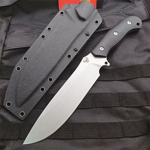 Новое прибытие High End Выживание Прямой нож DC53 Stone Wash каплепадения Bade Черный G10 Полный Тан Ручка с Kydex
Новое прибытие High End Выживание Прямой нож DC53 Stone Wash каплепадения Bade Черный G10 Полный Тан Ручка с Kydex