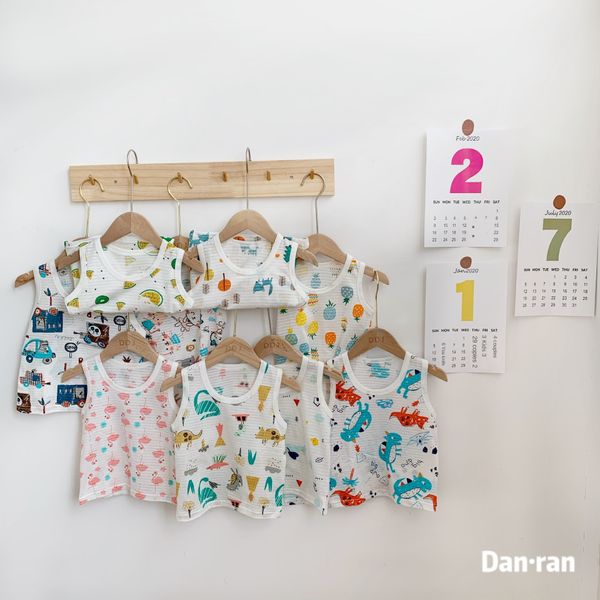 4ghwi children's vest set thin hollowed-out boys' and girls' pure cotton sleeveless suspender korean sling shorts vest shorts, Blue
4ghwi children's vest set thin hollowed-out boys' and girls' pure cotton sleeveless suspender korean sling shorts vest shorts, Blue