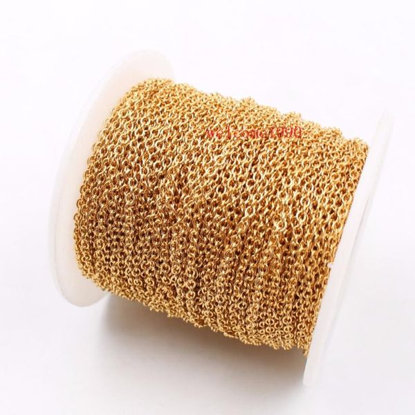 5meter/10meter wholesale lots stainless steel gold smooth rolo link chain diy jewelry finding marking chain in bulk, Silver
5meter/10meter wholesale lots stainless steel gold smooth rolo link chain diy jewelry finding marking chain in bulk, Silver