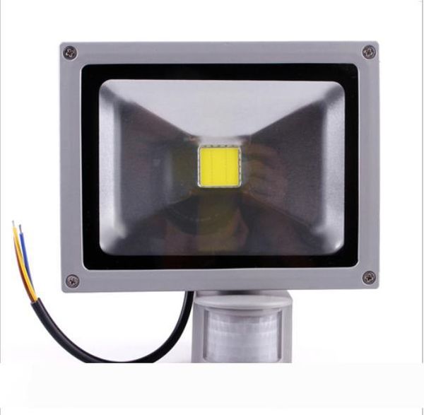 

free shipping 10W PIR Motion sensor LED Flood light Induction Sense lamp FloodLight AC 85~265V LED lighting