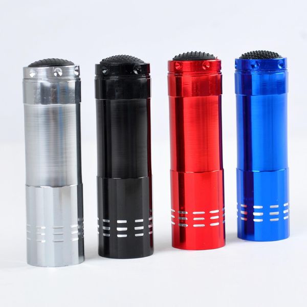 portable 9 led mini led flashlights super bright led torch light outdoor camping flashlights black 
portable 9 led mini led flashlights super bright led torch light outdoor camping flashlights black