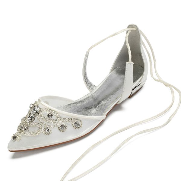 comfort flat rhinestones wedding shoes for bride pointed toe ankle strap air mesh crystals wedding bridal dress flats, Black
comfort flat rhinestones wedding shoes for bride pointed toe ankle strap air mesh crystals wedding bridal dress flats, Black