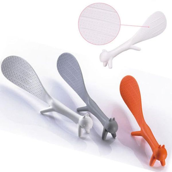 wholesale- 5.7*21 cm cute plastic handle squirrel spoon vertical non-stick rice creative shovel
wholesale- 5.7*21 cm cute plastic handle squirrel spoon vertical non-stick rice creative shovel