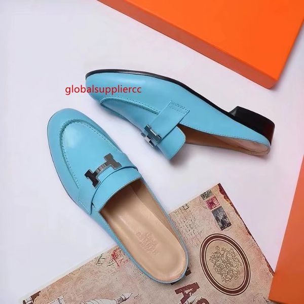new imported leather slippers blue women slippers drivers sandals slides sneakers leather slipper real leather shoes, Black;green
new imported leather slippers blue women slippers drivers sandals slides sneakers leather slipper real leather shoes, Black;green
