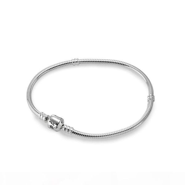 100% real 925 sterling silver bracelets 3mm snake chain fit designer charm bead bangle bracelet diy jewelry gift for men women with box, Golden;silver
100% real 925 sterling silver bracelets 3mm snake chain fit designer charm bead bangle bracelet diy jewelry gift for men women with box, Golden;silver