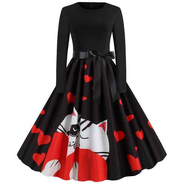 robe femme с длинным рукавом зимние платья женщины vintage pinup twill rockabilly платье валентина партия платья vestidos печать строки, Black;gray
robe femme с длинным рукавом зимние платья женщины vintage pinup twill rockabilly платье валентина партия платья vestidos печать строки, Black;gray