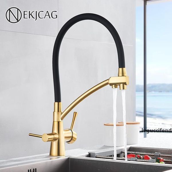 brass gold kitchen pure water faucet pull down brushed nickel/black filter purification crane faucets cold mixer taps t200423
brass gold kitchen pure water faucet pull down brushed nickel/black filter purification crane faucets cold mixer taps t200423