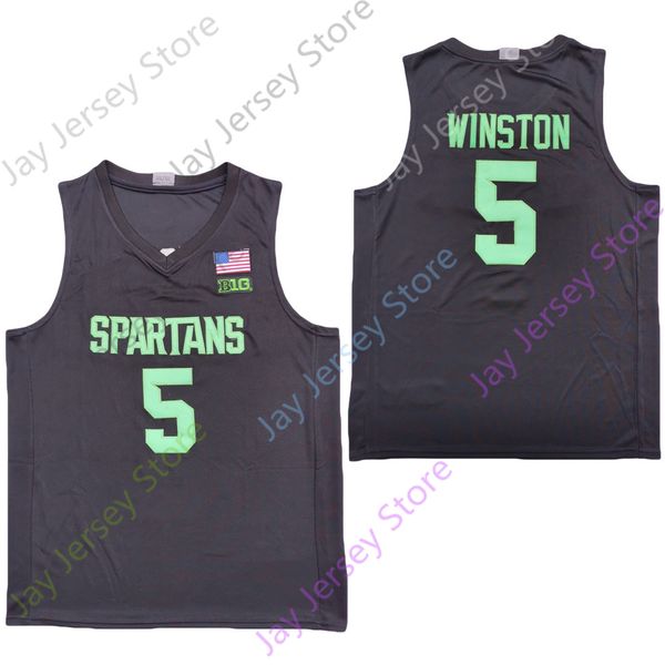 2020 new ncaa michigan state spartans jerseys 5 cassius winston college basketball jersey black size youth adult, Black;red
2020 new ncaa michigan state spartans jerseys 5 cassius winston college basketball jersey black size youth adult, Black;red