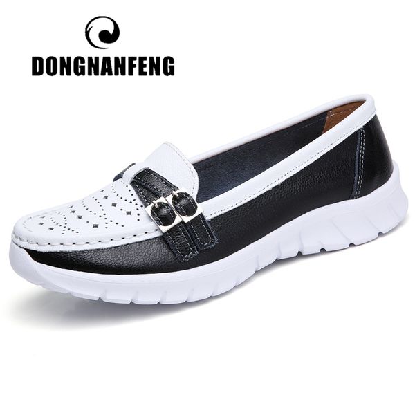 dongnanfeng ladies women female mother genuine leather shoes flats moccasin loafers slip on hollow eva plus size 41 42 sz-7736, Black
dongnanfeng ladies women female mother genuine leather shoes flats moccasin loafers slip on hollow eva plus size 41 42 sz-7736, Black