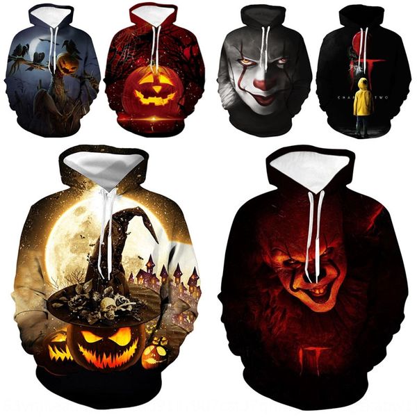 2019 sweater pullover autumn and winter clown return soul 20 000 holy day clothing 3d digital printing pullover hooded sweater, Black
2019 sweater pullover autumn and winter clown return soul 20 000 holy day clothing 3d digital printing pullover hooded sweater, Black