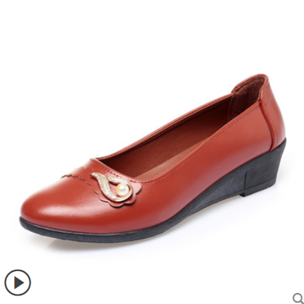 2020 spring autumn women's shoes new fashion casual women leather shoes female soft bottom work mother, Black
2020 spring autumn women's shoes new fashion casual women leather shoes female soft bottom work mother, Black