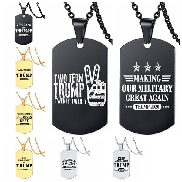 trump 2020 us presidential election tag keep america great metal necklace trump pendant dhl ing
trump 2020 us presidential election tag keep america great metal necklace trump pendant dhl ing