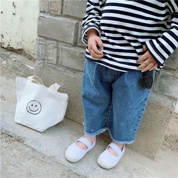 children's casual pants and jeans jeans 2019 autumn new korean style boys' and girls' straight woolen cotton casual pants, Blue
children's casual pants and jeans jeans 2019 autumn new korean style boys' and girls' straight woolen cotton casual pants, Blue