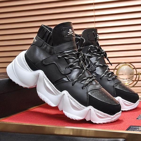 high men shoes casual fashion fashion sneakers footwears platform zapatos de hombre hi -sneakers monster 0 .2 luxury scarpe da uomo, Black
high men shoes casual fashion fashion sneakers footwears platform zapatos de hombre hi -sneakers monster 0 .2 luxury scarpe da uomo, Black