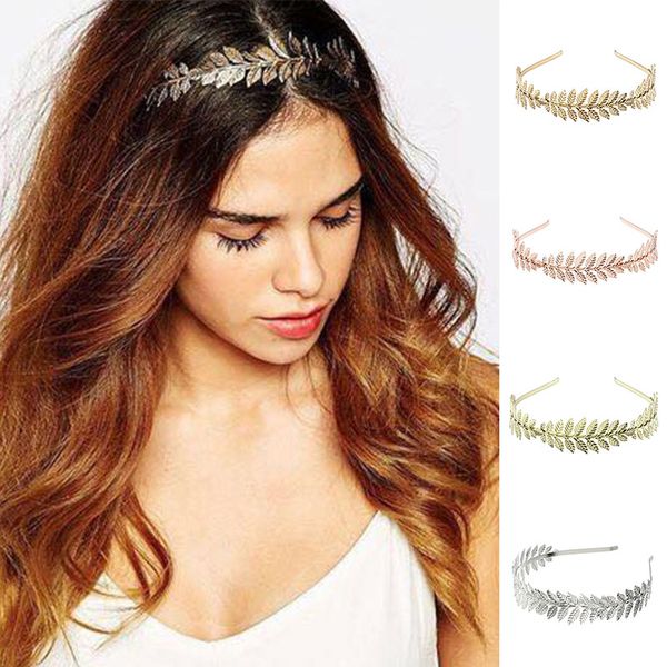 fashion metal leaf hair hoop headband rhinestone bride hairbands for women girls bezel hair band hair accessories, Silver
fashion metal leaf hair hoop headband rhinestone bride hairbands for women girls bezel hair band hair accessories, Silver