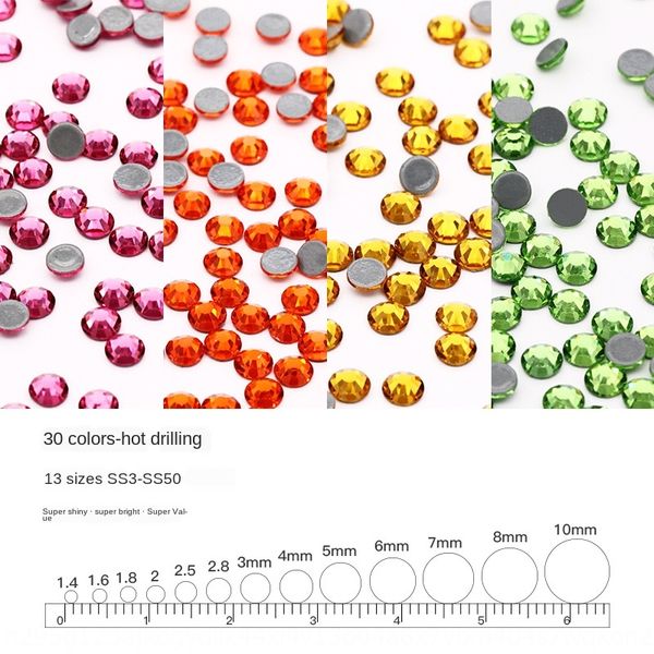 austrian drilling nail drill glass flat bottom diy rhinestone clothing accessories nail diy clothing accessories, Silver
austrian drilling nail drill glass flat bottom diy rhinestone clothing accessories nail diy clothing accessories, Silver