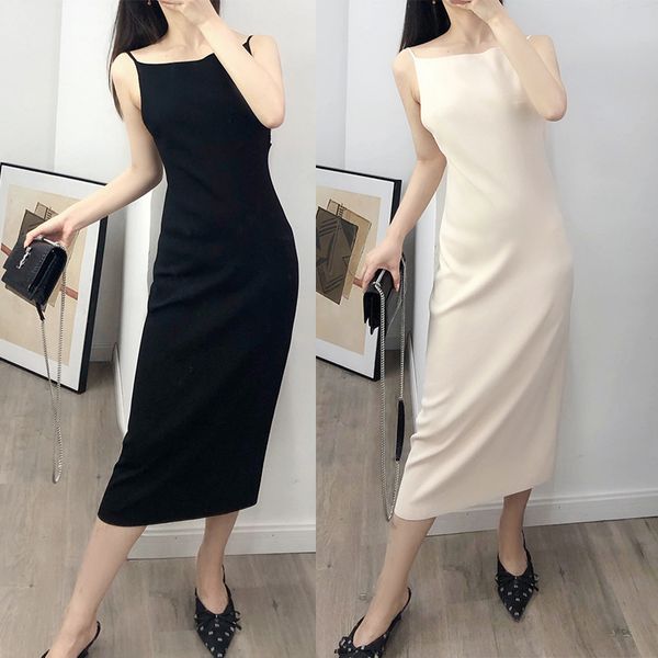 cos style bottomed suspender dress for women's spring / summer 2020 new women's open back long slim knit suspender, Black;gray
cos style bottomed suspender dress for women's spring / summer 2020 new women's open back long slim knit suspender, Black;gray