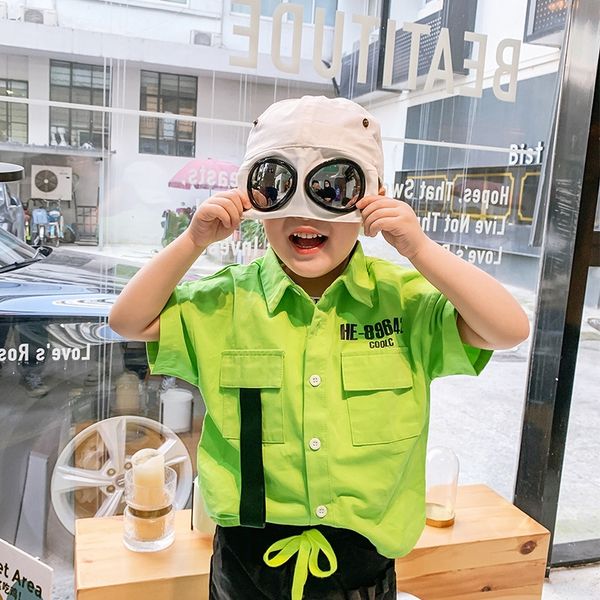 boys' korean style short-sleeved shirt fashionable shirt children's clothing children's baby's fashionable summer clothe, White;black
boys' korean style short-sleeved shirt fashionable shirt children's clothing children's baby's fashionable summer clothe, White;black