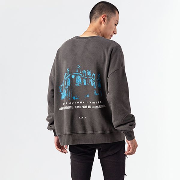 20ss vintage washed sweatshirt long sleeve city totem print high street crewneck pullover men women hoodies sweater outdoor hfymwy406, Black
20ss vintage washed sweatshirt long sleeve city totem print high street crewneck pullover men women hoodies sweater outdoor hfymwy406, Black