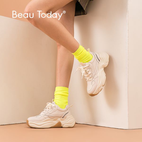 beautoday chunky sneakers women dad shoes nylon mesh genuine cow leather lace-up lady casual thick sole shoes handmade 29325, Black
beautoday chunky sneakers women dad shoes nylon mesh genuine cow leather lace-up lady casual thick sole shoes handmade 29325, Black