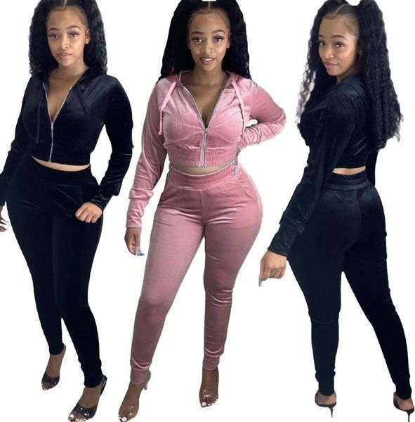 women two piece outfits autumn and winter new korean velvet womens casual two piece set tracksuit plus size h85, Gray
women two piece outfits autumn and winter new korean velvet womens casual two piece set tracksuit plus size h85, Gray