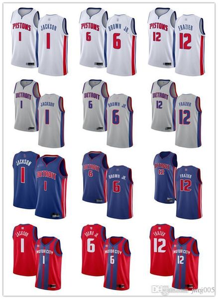 mens womens youth detroit pistons 1 reggie jackson 6 bruce brown jr. 12 tim frazier blue white red custom basketball jerseys, Black;red
mens womens youth detroit pistons 1 reggie jackson 6 bruce brown jr. 12 tim frazier blue white red custom basketball jerseys, Black;red