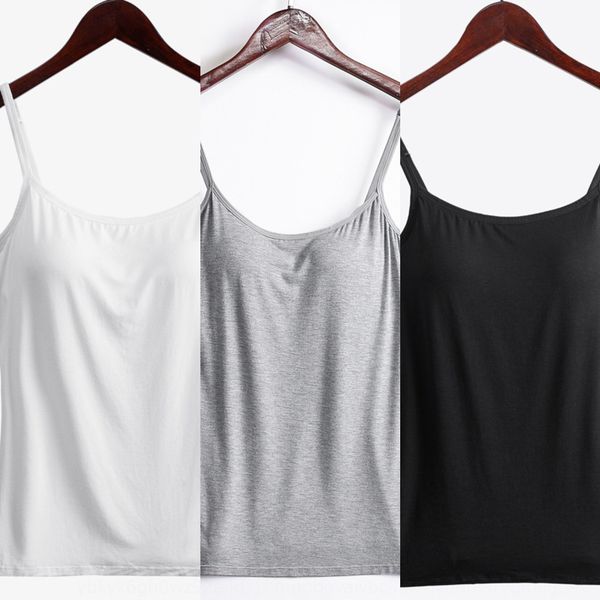 modal summer base camisole women's slim fit one with chest pad spring and autumn shirt shirt back top, White
modal summer base camisole women's slim fit one with chest pad spring and autumn shirt shirt back top, White
