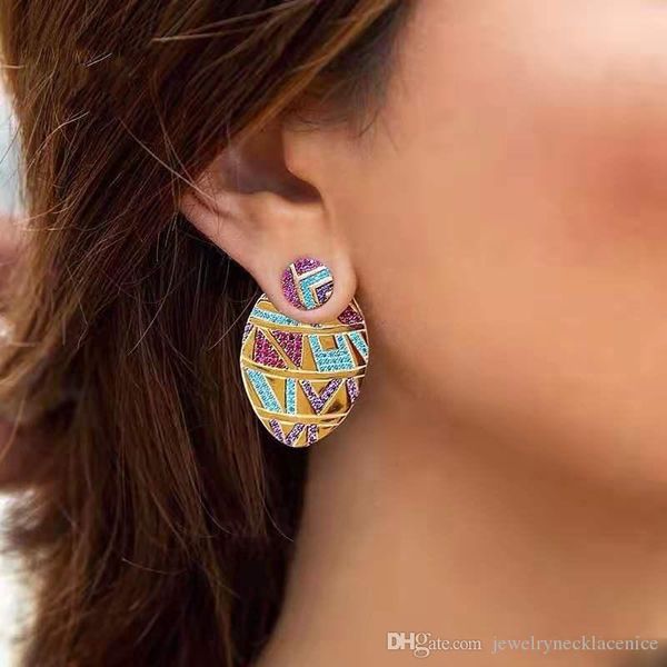 women earrings yellow gold plated colorful earrings necklace for girls women for party wedding gift for friend, Golden;silver
women earrings yellow gold plated colorful earrings necklace for girls women for party wedding gift for friend, Golden;silver