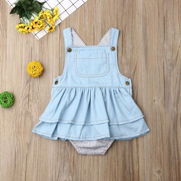 brand new fashion quality newborn toddler infant baby girl solid suspender denim romper jumpsuit 6m-4t, Blue
brand new fashion quality newborn toddler infant baby girl solid suspender denim romper jumpsuit 6m-4t, Blue