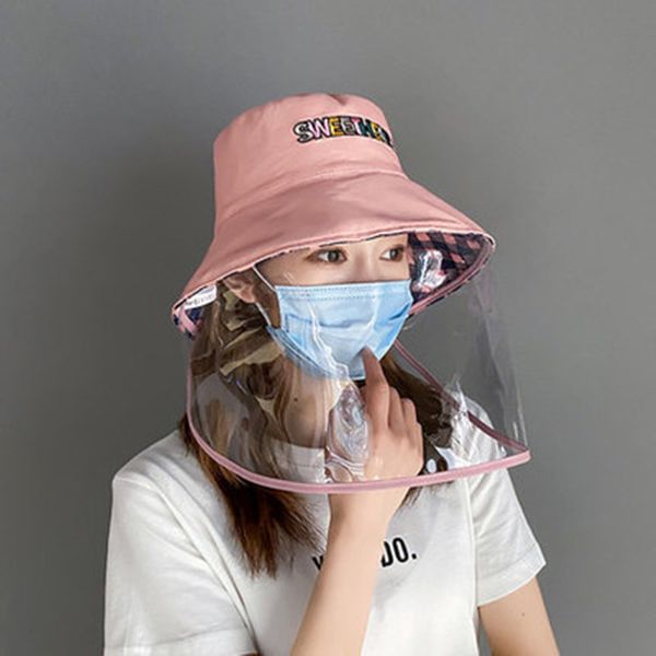 women panama hat summer anti-saliva with plastic shield bucket hats transparent tpu protection removable fisherman hat sun cap, Blue;gray
women panama hat summer anti-saliva with plastic shield bucket hats transparent tpu protection removable fisherman hat sun cap, Blue;gray
