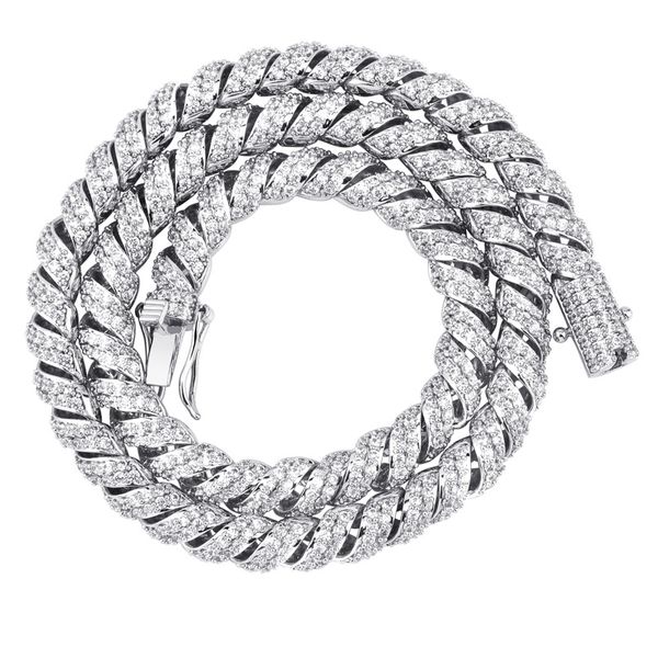luxury bling zircon choker necklace fashion 10mm width 18k gold rhodium plated cuban chain necklaces hip hop men women necklaces, Silver
luxury bling zircon choker necklace fashion 10mm width 18k gold rhodium plated cuban chain necklaces hip hop men women necklaces, Silver