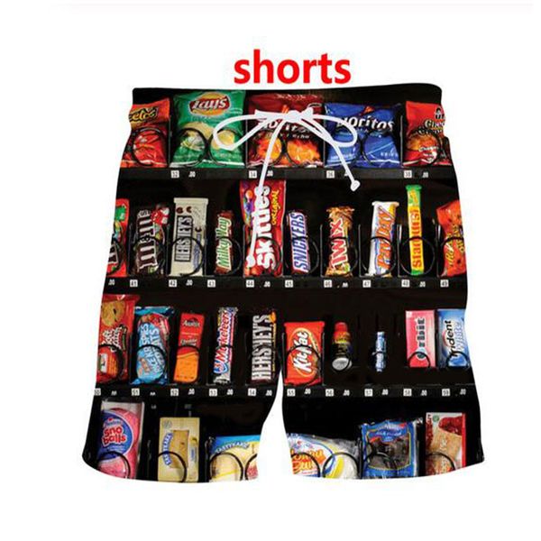 wholesale -fashion 3d print vending machine snack men/women summer shorts hip hop casual shorts suppliers for drop shipper dk06, White;black
wholesale -fashion 3d print vending machine snack men/women summer shorts hip hop casual shorts suppliers for drop shipper dk06, White;black
