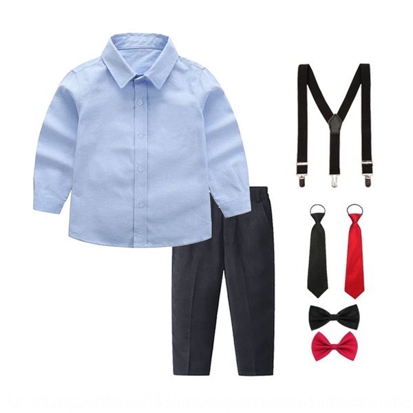 47jb6 boys' white blue long-sleeved children's black trousers pant suit children's shirt tong chen shan tong chen shan suit c, White;black
47jb6 boys' white blue long-sleeved children's black trousers pant suit children's shirt tong chen shan tong chen shan suit c, White;black