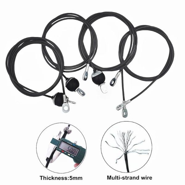 1.4m-3m gym cable wire rope heavy duty steel replacement parts for home gym fitness cable pulley accessories dia 5mm
1.4m-3m gym cable wire rope heavy duty steel replacement parts for home gym fitness cable pulley accessories dia 5mm