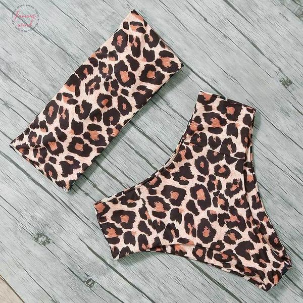 tropical polyester print swimsuit 2020 high waist bikini set bandeau bikini women strapless swimwear female bathing suit leopard biquini, White;black
tropical polyester print swimsuit 2020 high waist bikini set bandeau bikini women strapless swimwear female bathing suit leopard biquini, White;black