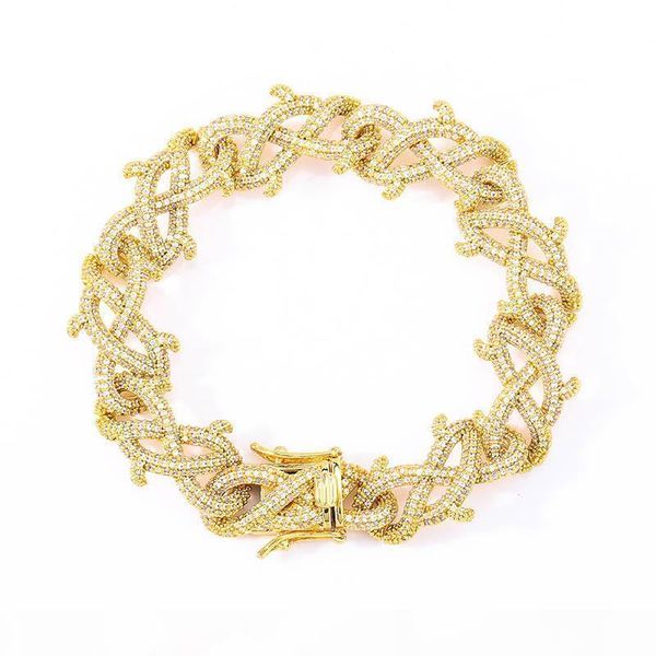 роскошная алмазный mens gold silver chain iced out мужские шипы кубинский цепи браслеты cz цирконий street рэпер ювелирные изделия для мужчи, Black
роскошная алмазный mens gold silver chain iced out мужские шипы кубинский цепи браслеты cz цирконий street рэпер ювелирные изделия для мужчи, Black