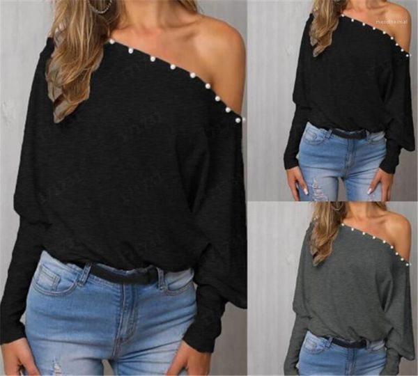 sleeve tshirt slash neck dolman sleeve womens solid color with pearl wothing clothing women designer long, White
sleeve tshirt slash neck dolman sleeve womens solid color with pearl wothing clothing women designer long, White