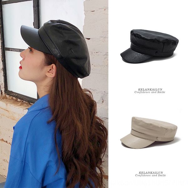 aaecx beret women's korean style beret octagonal octagonal fashionable british leather navy hat flat all-match patent leather net red o, Blue;gray
aaecx beret women's korean style beret octagonal octagonal fashionable british leather navy hat flat all-match patent leather net red o, Blue;gray