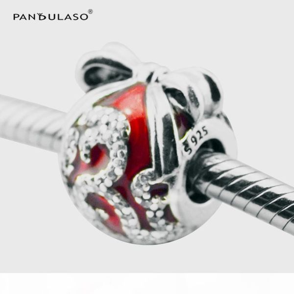 pandulaso christmas bright ornament charm beads for woman diy original sterling silver jewelry fit designer charms bracelets, Black
pandulaso christmas bright ornament charm beads for woman diy original sterling silver jewelry fit designer charms bracelets, Black